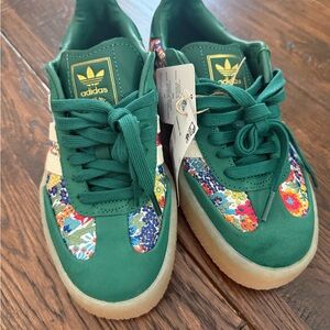 Adidas Kids Green Multicolor Sneakers